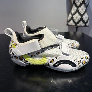 Nike SuperRep Cycle Shoes Size 7, Cheetah/Leopard print